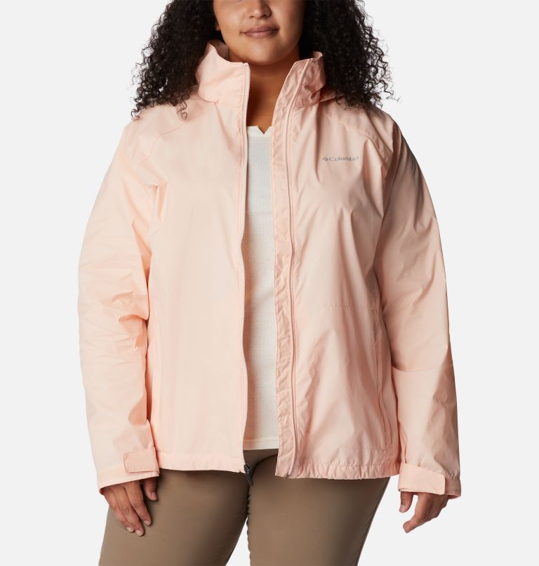 Women’s Switchback III Rain Jacket - Plus Size, Color: Peach Blossom, image 9