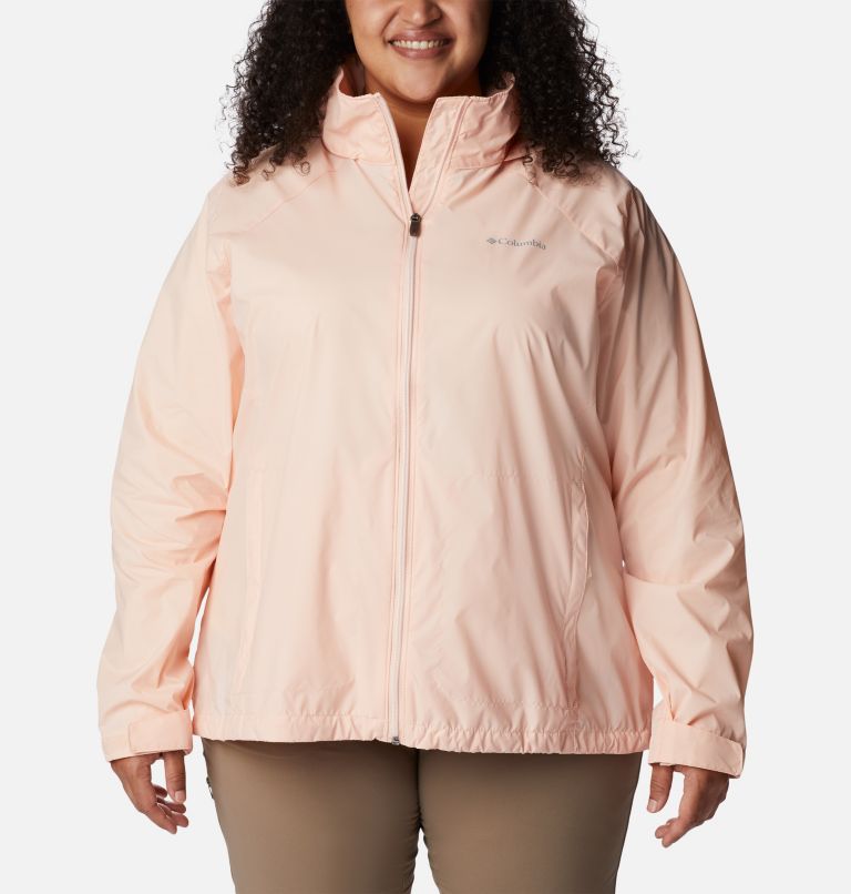 Thumbnail: Women’s Switchback III Rain Jacket - Plus Size, Color: Peach Blossom, image 1