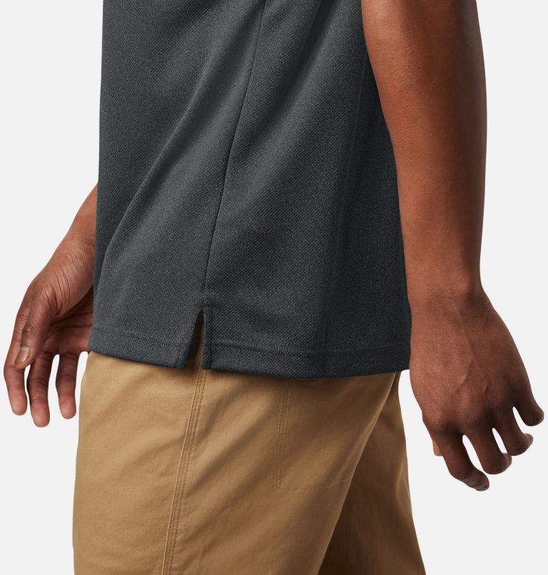 Thumbnail: Men's Utilizer Polo Shirt, Color: Shark Heather, image 4