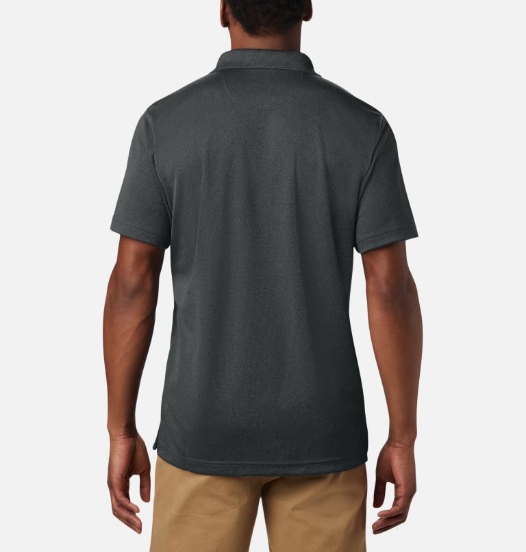 Thumbnail: Men's Utilizer Polo Shirt, Color: Shark Heather, image 2