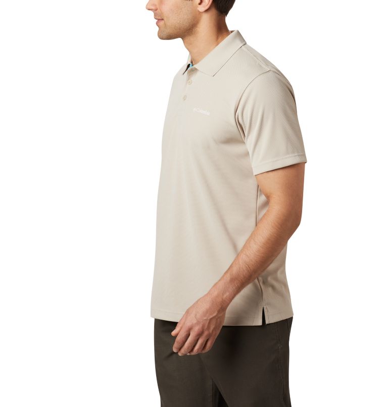 Thumbnail: Men's Utilizer Polo Shirt, Color: Fossil, image 5