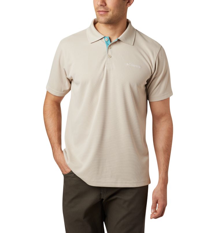 Men's Utilizer Polo Shirt, Color: Fossil, image 1