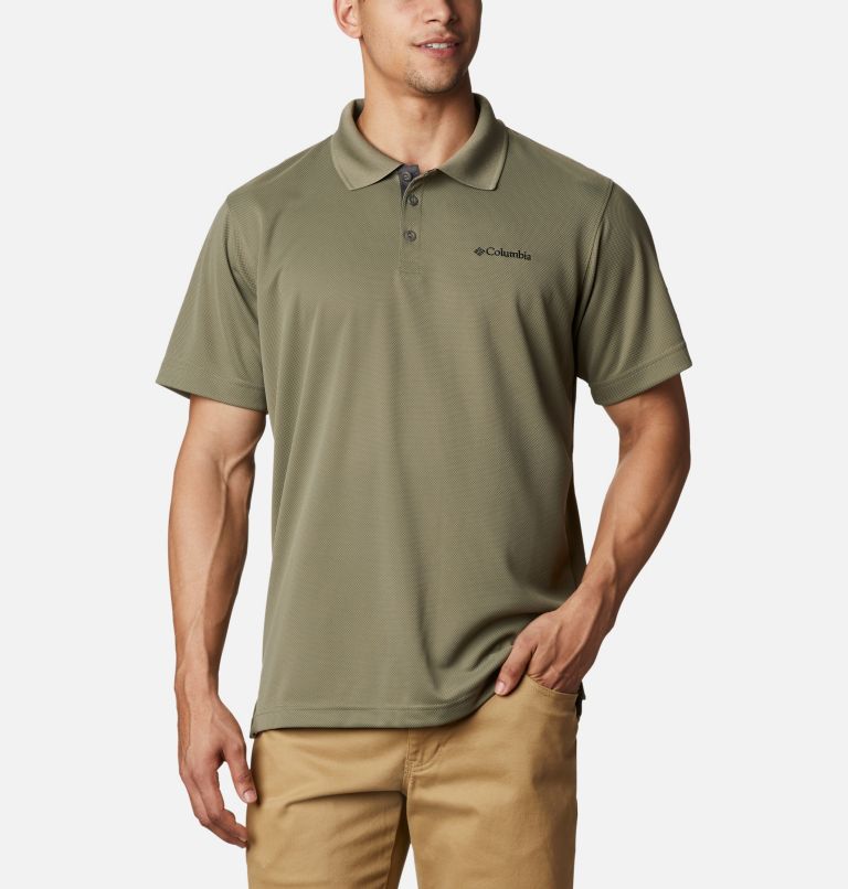 Thumbnail: Men's Utilizer Polo Shirt, Color: Stone Green, image 1