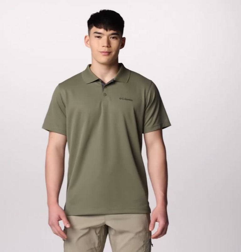 Polo Utilizer para hombre, Color: Stone Green