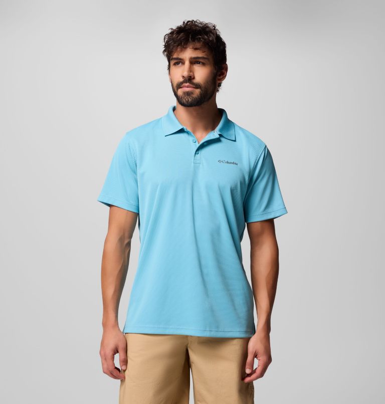 Men’s Utilizer Polo Shirt, Color: Vintage Blue, image 1