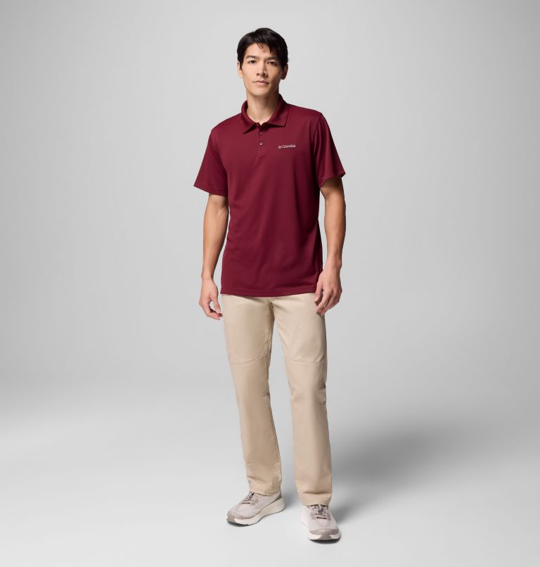 Men’s Utilizer Polo Shirt, Color: Rich Wine, image 2