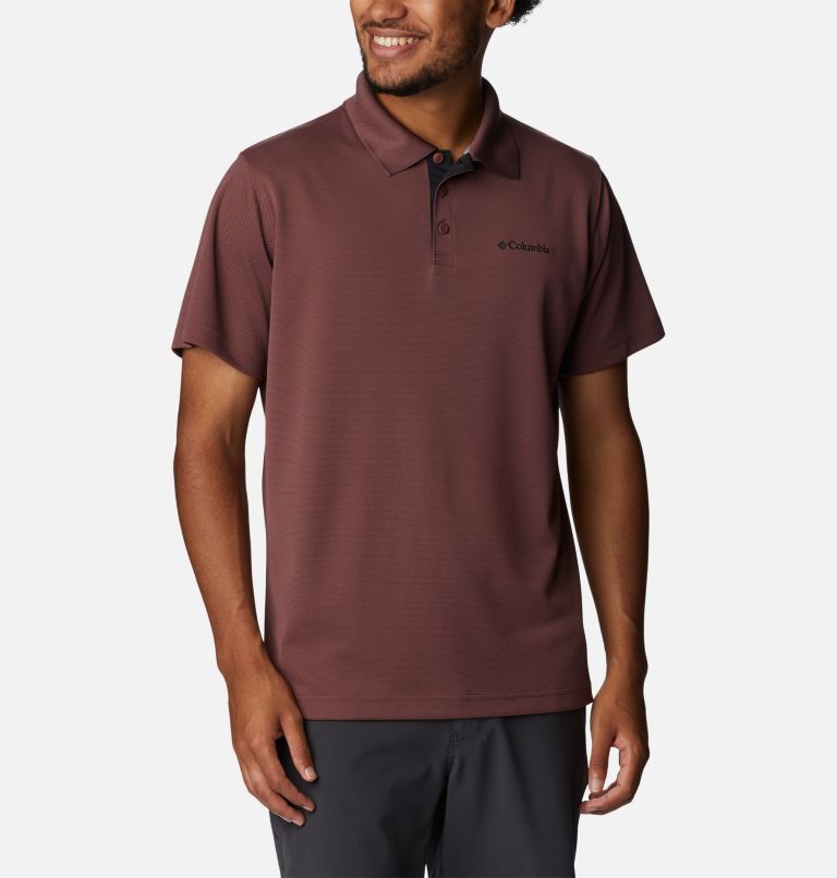Thumbnail: Men’s Utilizer Polo Shirt - Tall, Color: Light Raisin, image 5