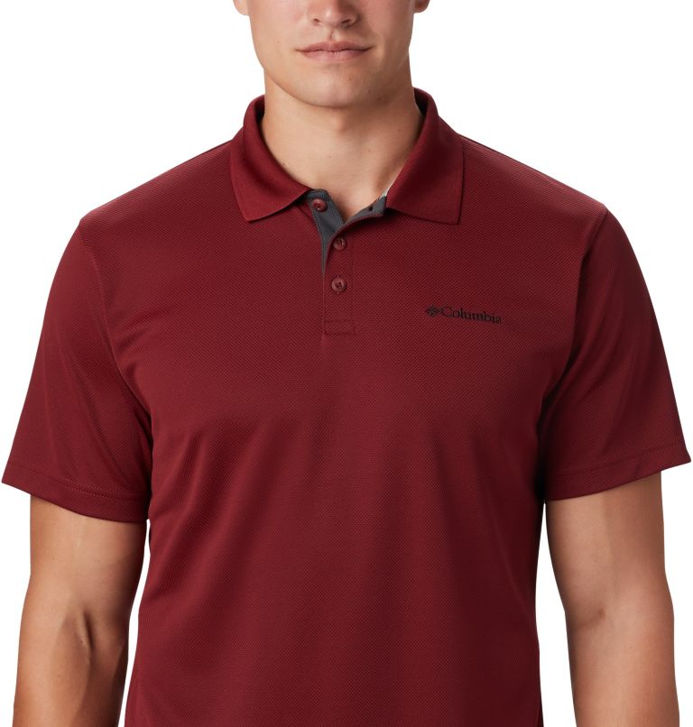 Thumbnail: Men's Utilizer Polo Shirt, Color: Red Jasper, image 3