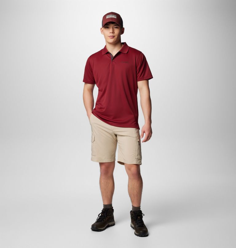 Men’s Utilizer Polo Shirt, Color: Red Jasper, image 3