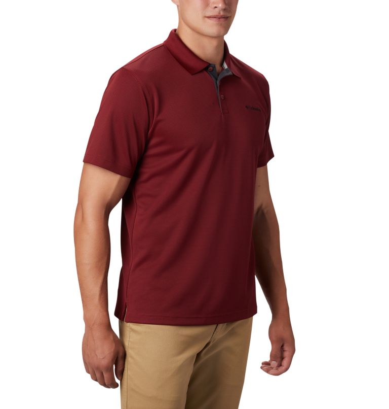 Thumbnail: Men's Utilizer Polo Shirt, Color: Red Jasper, image 5