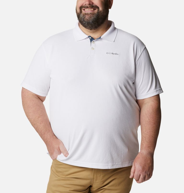 Thumbnail: Men’s Utilizer Polo Shirt - Big, Color: White, image 1