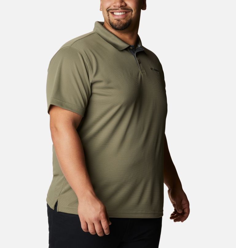 Thumbnail: Men’s Utilizer Polo Shirt - Big, Color: Stone Green, image 5