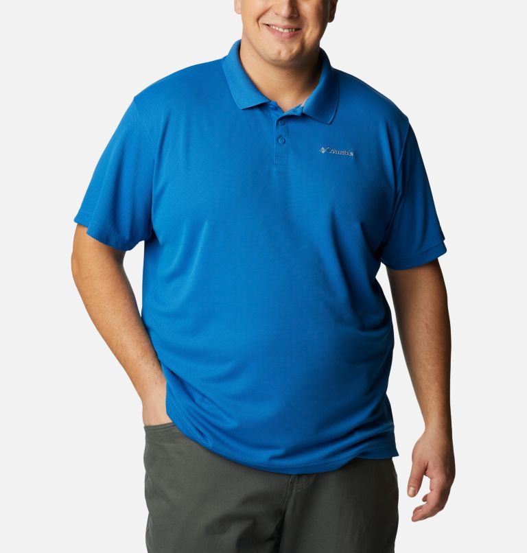 Thumbnail: Men’s Utilizer Polo Shirt - Big, Color: Bright Indigo, image 5