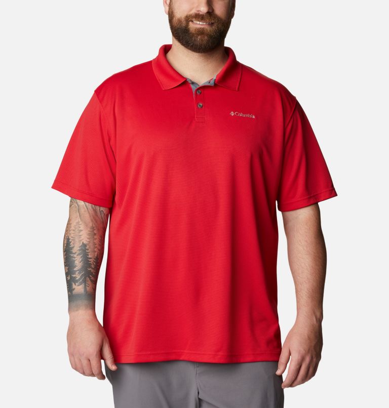 Thumbnail: Men’s Utilizer Polo Shirt - Big, Color: Mountain Red, image 1