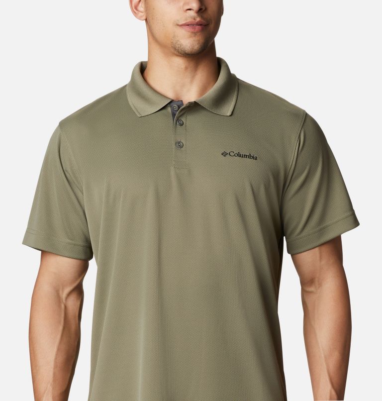 Thumbnail: Men’s Utilizer Polo Shirt - Tall, Color: Stone Green, image 4