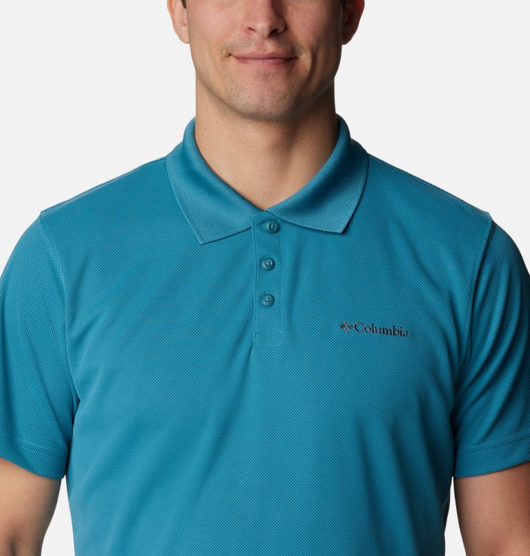 Thumbnail: Men’s Utilizer Polo Shirt - Tall, Color: Shasta, image 4