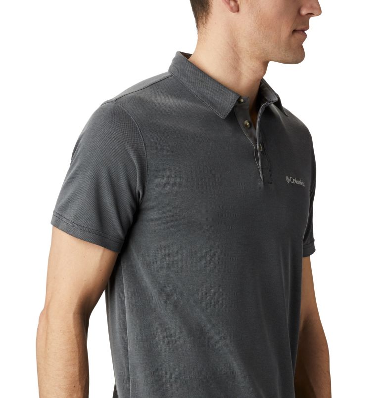 Men's Nelson Point Polo, Color: Shark, image 5
