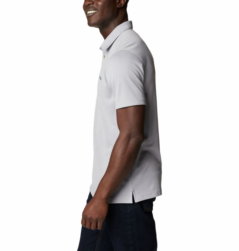Men's Nelson Point Polo, Color: Columbia Grey, image 3