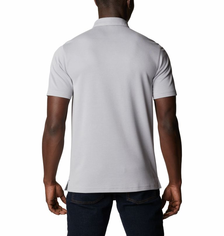 Men's Nelson Point Polo, Color: Columbia Grey, image 2