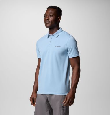 Men's Nelson Point Polo, Color: Ripple Blue, image 7