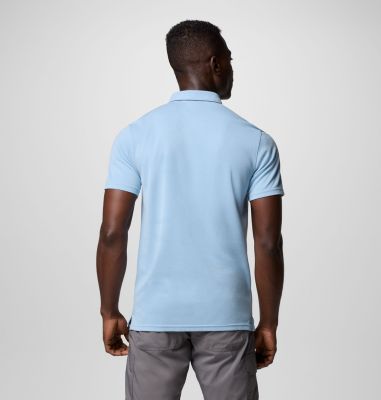 Men's Nelson Point Polo, Color: Ripple Blue, image 6