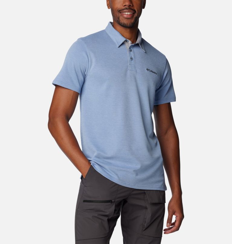 Men's Nelson Point Polo, Color: Skyler, image 5