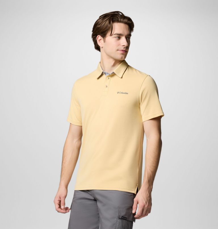 Men's Nelson Point Polo, Color: Sand Dune, image 3