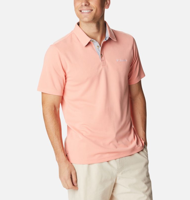 Polo Nelson Point para hombre, Color: Coral Reef, image 5