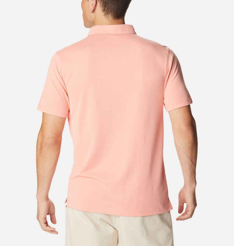 Thumbnail: Men's Nelson Point Polo, Color: Coral Reef, image 2