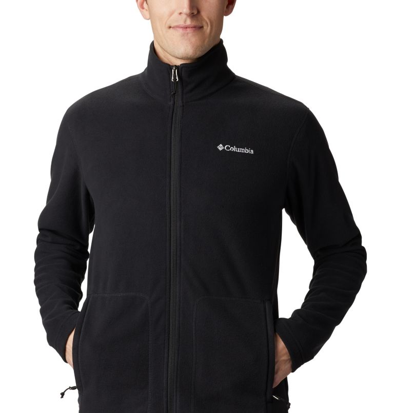 Men's Fast Trek Light Full Zip Fleece, Color: Black, image 4
