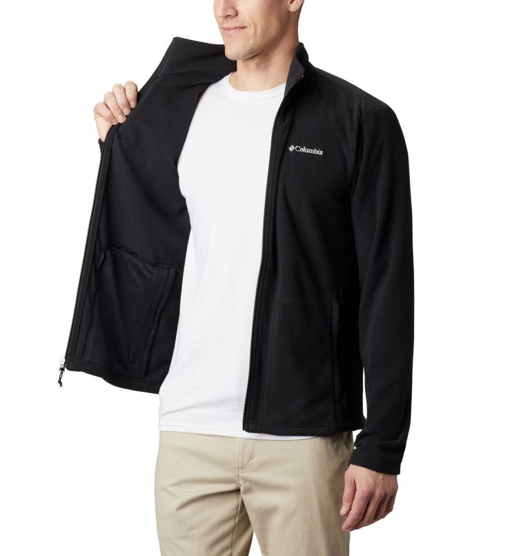 Thumbnail: Men's Fast Trek Light Full Zip Fleece, Color: Black, image 5