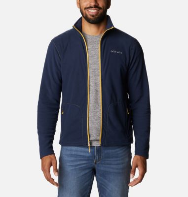 Forro polar Columbia Back Bowl Full Zip azul verde agua hombre