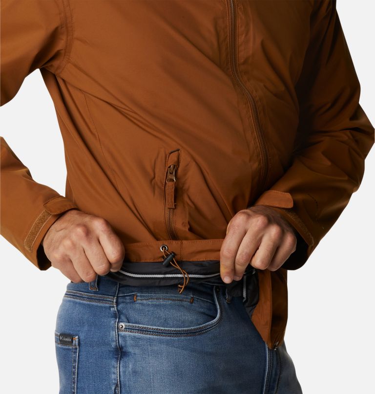 Chubasquero Bradley Peak para hombre, Color: Walnut, image 7