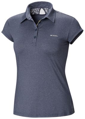 Polo Peak to Point&trade; Novelty Femme Peak to Point&trade; Novelty Polo | 466 | XS, Nocturnal, front