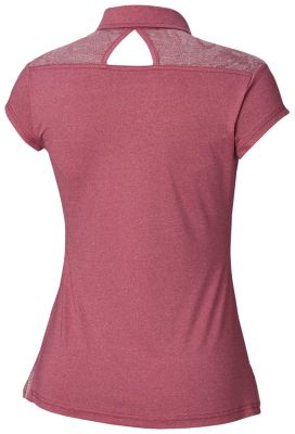 Polo Peak to Point&trade; Novelty Femme Peak to Point&trade; Novelty Polo | 466 | XS, Wine Berry, back