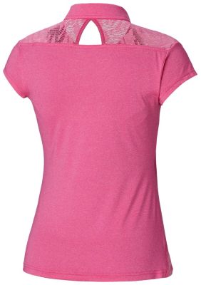 Polo Peak to Point&trade; Novelty Femme Peak to Point&trade; Novelty Polo | 466 | XS, Haute Pink, back