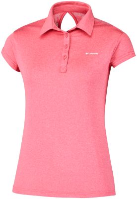 Polo Peak to Point&trade; Novelty Femme Peak to Point&trade; Novelty Polo | 466 | XS, Coral Bloom, front
