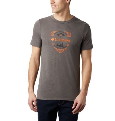 Camiseta de manga corta estampada Nelson Point&trade; para hombre Nelson Point&trade; Graphic Short Sleeve Tee | 427 | XL, City Grey, front