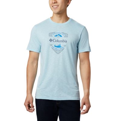 Camiseta de manga corta estampada Nelson Point&trade; para hombre Nelson Point&trade; Graphic Short Sleeve Tee | 427 | XL, Sky Blue, front