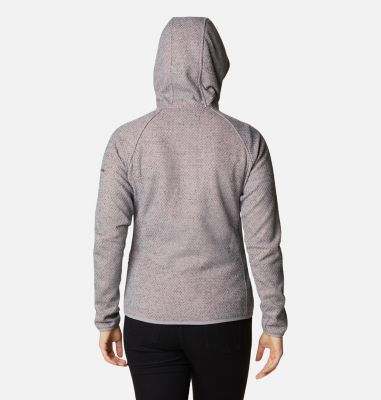 Felpa con cappuccio a cerniera intera Pacific Point&trade; da donna Pacific Point&trade; Full Zip Hoodie | 024 | L, City Grey Heather, Peach Cloud, back