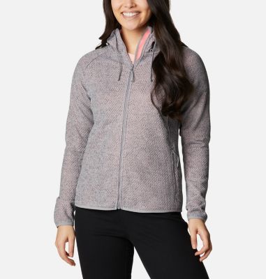 Download 17+ Womens Heather Full-Zip Hoodie Front Half Side View Of ...