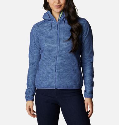 Veste &agrave; Capuche en Polaire Pacific Point&trade; Femme Pacific Point&trade; Full Zip Hoodie | 458 | XL, Velvet Cove, Lime Glow, front