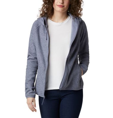 Veste &agrave; Capuche en Polaire Pacific Point&trade; Femme Pacific Point&trade; Full Zip Hoodie | 458 | XL, New Moon, Peach Cloud, front