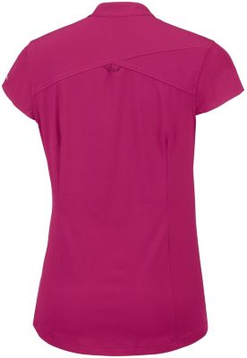 Camicia a maniche corte Saturday Trail&trade; Stretch da donna Saturday Trail&trade; Stretch SS Shi | 550 | XS, Wine Berry, back