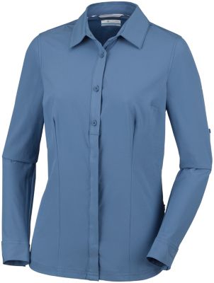 Chemise Stretch Saturday Trail&trade; Femme Saturday Trail&trade; Stretch LS Shi | 466 | L, Blue Dusk, front