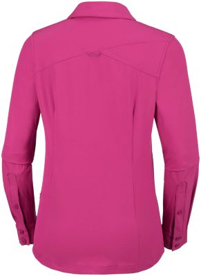 Chemise Stretch Saturday Trail&trade; Femme Saturday Trail&trade; Stretch LS Shi | 466 | L, Wine Berry, back