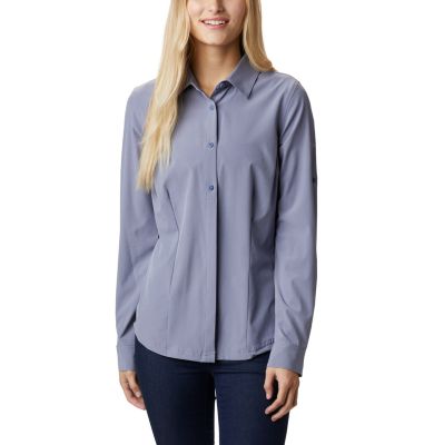 Chemise Stretch Saturday Trail&trade; Femme Saturday Trail&trade; Stretch LS Shi | 466 | L, New Moon, front