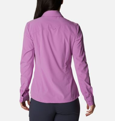 Camisa el&aacute;stica de manga larga Saturday Trail&trade; para mujer Saturday Trail&trade; Stretch LS Shirt | 458 | L, Blossom Pink, back