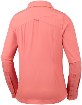 Chemise Stretch Saturday Trail&trade; Femme Saturday Trail&trade; Stretch LS Shi | 466 | L, Coral Bloom, back