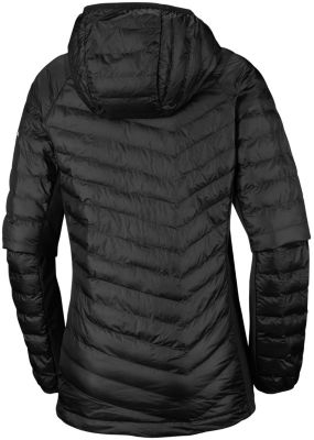 Chaqueta h&iacute;brida con capucha Powder Pass&trade; para mujer Powder Pass&trade; Hooded Jacket | 010 | XS, Black, back